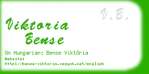 viktoria bense business card